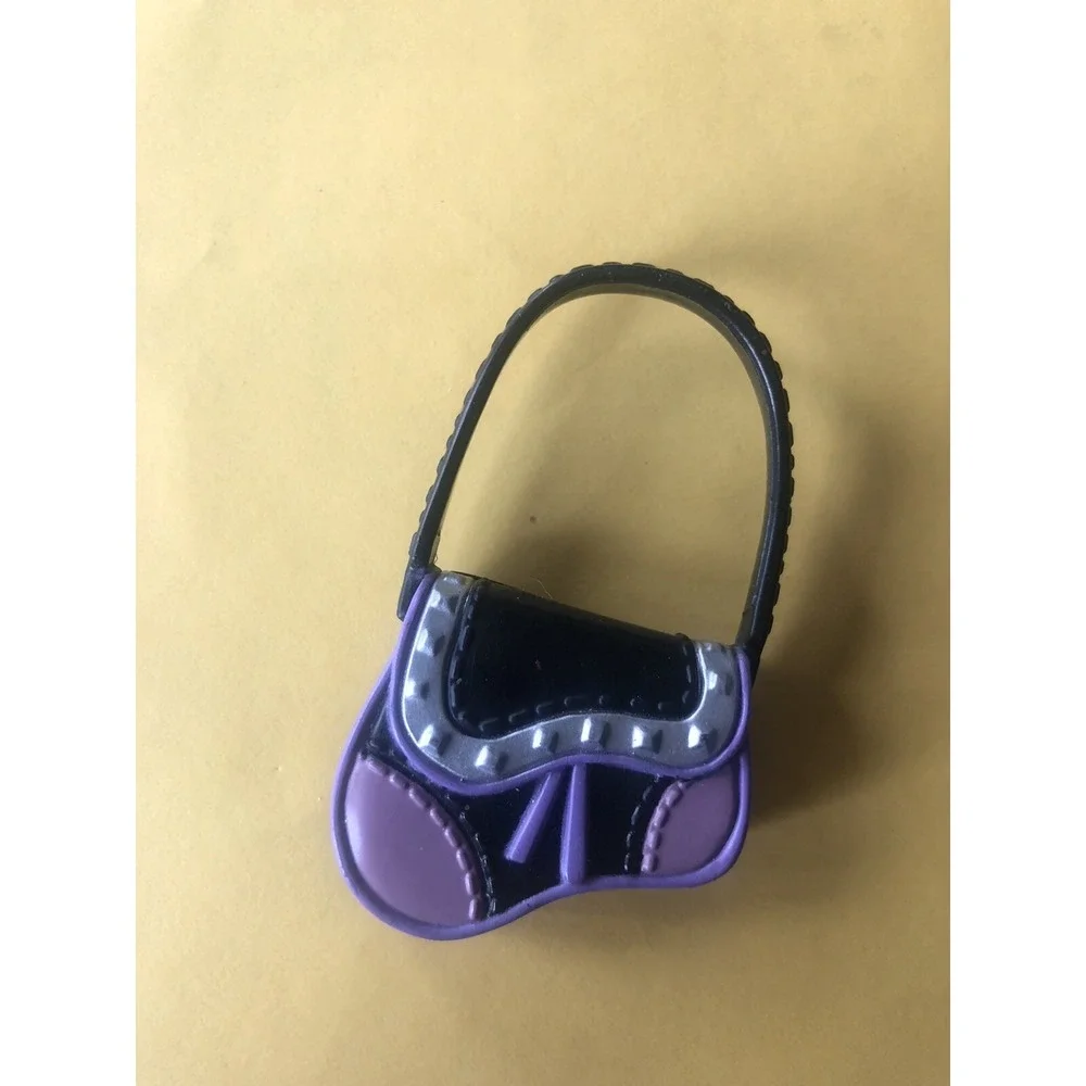 My Scene Handbag Fashion Doll Purse Dolls Purple Black